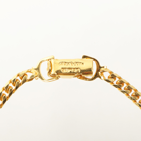 CELINE Horse Carriage Plate Chain Bracelet - Picture 9 of 9